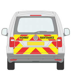 VW Caddy 2015 on Tailgate Half Height (VCAD016)